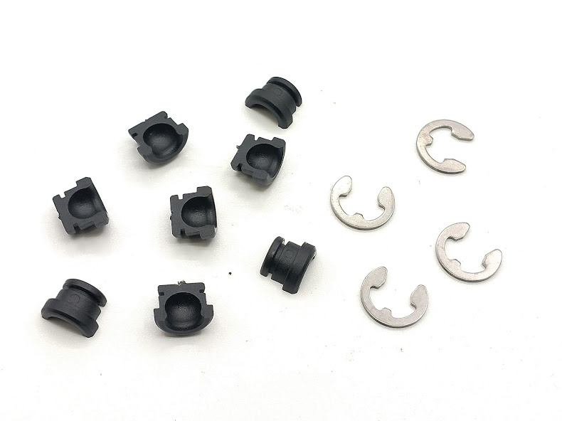 TAMIYA PORSCHE 959 CELICA GR.B front steering ball end plastic re-build set.